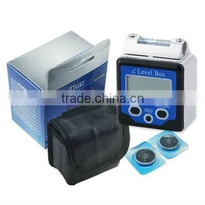 Magnets and Spirit Level +/-180 Degree (0~360degree) Range +Data HOLD Function Digital 360 Degree Bevel Box / Inclinometer thumbnail-2