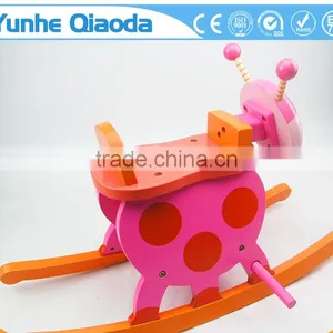 Child Wooden Rocking Insect Rocker Insect Wooden Rocker,Wooden Horse Rocker,Wooden Toy Rocker Produc thumbnail-3