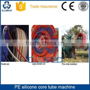 HDPE Silicone Core Optical Fiber Cladding Tube Making Machine thumbnail-3