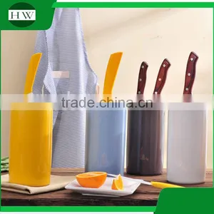 Kitchen Accessories Eco Plastic Round Flatware Knife Storage Rack Holder thumbnail-2