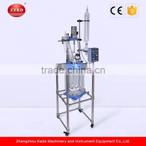 Quick Essential Chemical Double-layer Jacketed Glass Reactor thumbnail-5