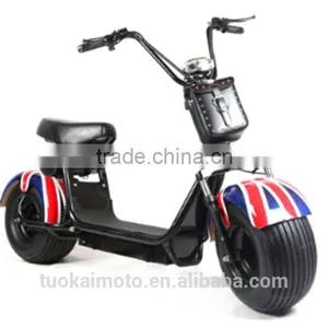 18x9.5-8 Inch Wheel 800W Electric Scooter/60v12ah Lithium Battery Drive Scooter/citycoco Scooter for Adult (TKE-S800-1) thumbnail-1
