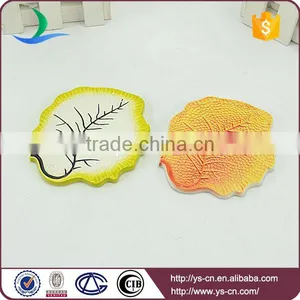 Yellow Leaf Porcelain Board With Clear Vein thumbnail-1