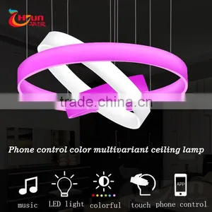 Modern Droplight Led Color Changing Indoor Pendant,hang up Ceiling Lamp, Led Ceiling Lamp thumbnail-1