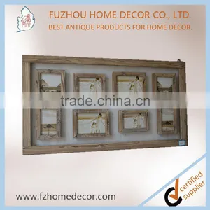 Classic Decorative Antique Wooden Glass Photo Frame With Multi Opening thumbnail-2