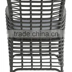 Outdoor Handwoven Wicker Chair thumbnail-1