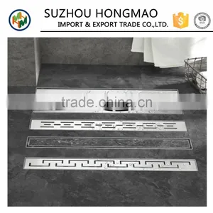 Hot Sale Shower Bathroom Channel Floor Drain/ Long Linear Stainless Steel Floor Drain thumbnail-1