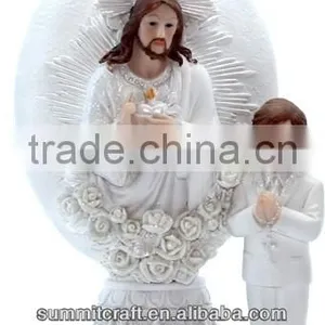 Polyresin Jesus and Son Unique Christian Baptism Souvenirs thumbnail-1