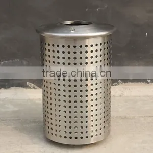 Arlau Outdoor Stainless Trash Can for Sale thumbnail-3