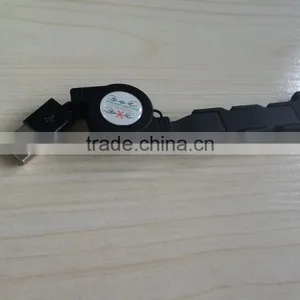 4 in 1 Retractable USB2.0 Data Sync Charger Cable for IPhone and Most Android Cell Phones, Tablets thumbnail-2