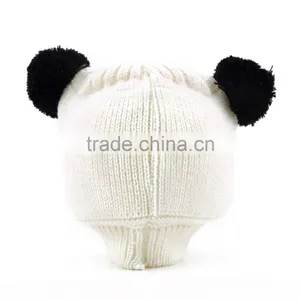 Lovely Animal Panda Baby Hats And Caps Kids Boy Girl Crochet Beanie Hats thumbnail-4