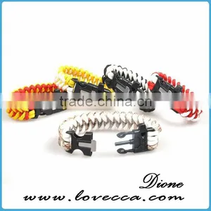 New Fashion Military 7 Strands Cheap Paracord Survival Bracelet for Outdoor Sport thumbnail-4