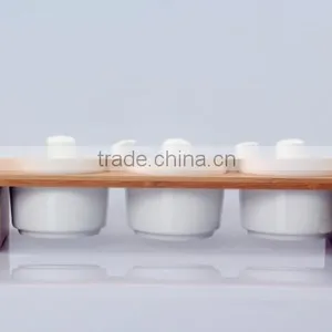 Spice Rack Set With Ceramic Jar, Sauces Rack Set, Set of Spices thumbnail-3