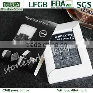Promotion Gift Whiskey Stone Environmental Recycled Ice Wine Cooler Stones thumbnail-2