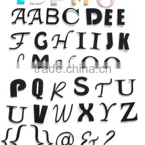 Eco Friendly New Products Promotional Gift Wholesale Ornaments Felt Fabric Letter Sticker on Express thumbnail-1