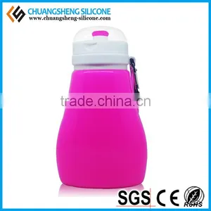 High-tempreture Bare Silicone Foldable New Water Bottles, Sports Water Container thumbnail-1