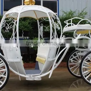 Outdoor Garden Horse Carriage Royal Horse Equipment Used Cinderella Pumpkin Horse Carriage(BG11-M060) thumbnail-4