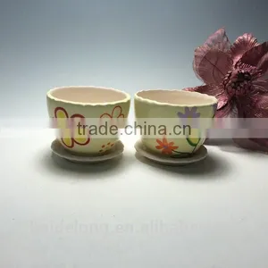 Round Design Ceramic Decorative Flower Pots,Flower Planter thumbnail-1