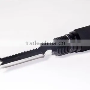 New Model Outdoor Multifunction Hunting Gear Shovel Knife Saw Hoe Fire Starter Flint thumbnail-5