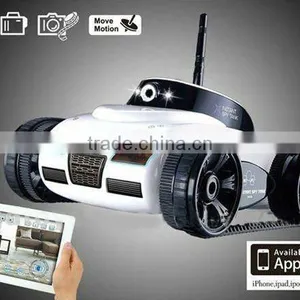 2013 New Hot Toys New Design WiFi Car Tank Iphone ,Ipad,Ipod Control Tank With Camera Wifi Remote Controlled Toy Car thumbnail-1