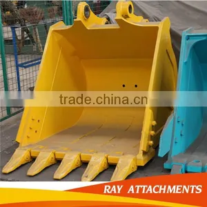 PC200 Attachment Excavator Skeleton Buckets With Pins and Teeth thumbnail-1