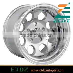 15x8 5x4.5 5x114.3 Polished Aluminum Alloy Wheels Rims For Jeep Wrangler TJ YJ thumbnail-1