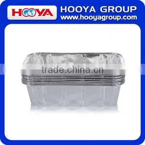 5pcs Square Disposable Aluminum Foil Pans Aluminium Foil Food Contatiner Trays Aluminum Foil Plates for Fast Food thumbnail-3