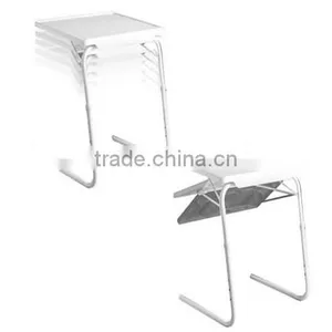 Portable, Multi Purpose, Foldable TV Dinner Table With 6 Height Adjustment & 3 Different Angles thumbnail-1