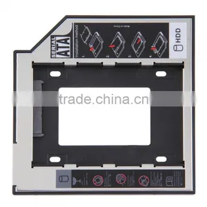 Latest Hard Disk Case High Quality 9.5mm Universal SATA 2nd HDD SSD Hard Drive Caddy for CD/DVD-ROM Optical thumbnail-1