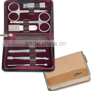 Prefessional 8pcs Stainless Steel Manicure Tool Set With Wallet thumbnail-1