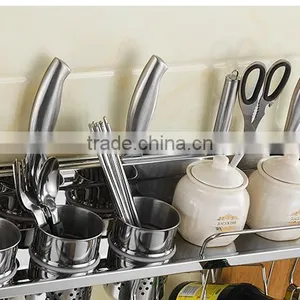 Cheap Oem High End Multi 304 Stainless Steel Wall Mounted Storage Holder Rack as Seen on tv thumbnail-4