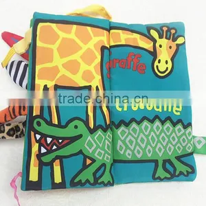 Kid Educational Jungle Cloth Book Baby Intelligence Early Developmental Learning To TW thumbnail-5