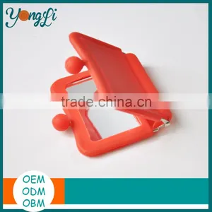 Fancy Eco Friendly Silicone Lipstick Case With Mirror thumbnail-2
