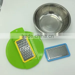 Multi-function 5pcs Set Stainless Steel Grater Suit With Bowl thumbnail-6