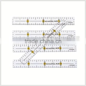 OEM Luxury Clear Acrylic Ruler, Creative Grids Quilting Ruler ( 4'' * 1/2'' ) # KPR4005 thumbnail-1