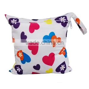 High Quality Baby Wetbag With Two Pocket Bag, Diaper Bag for Wholesale China thumbnail-1