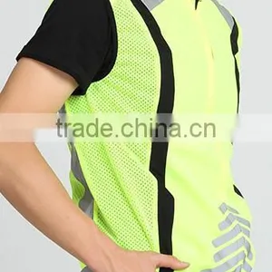 hi Visibility Sport Reflective Vest Soft Fabric for Ridding thumbnail-5
