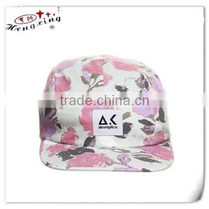 Allover Snapback 5 Panel Hat Corduroy 5 Panel Cap thumbnail-1