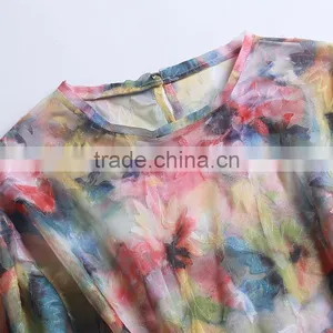 Hot Sale Summer New Applique Printed Tops thumbnail-5