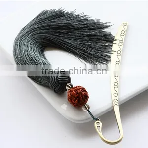 High End Custom Metal Bookmark With Tassel 2016 Promotion Souvenir Metal Bookmark for Business Gifts thumbnail-1