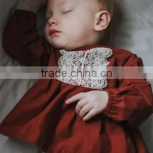 Full Sleeve Tunic Dress Vintage Style Baby Blouse New Design Of Winter Dress thumbnail-4