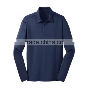Wholesale Polo Collar t Shirt Women Cotton Latest Design Long Sleeve Ladies t Shirt thumbnail-2
