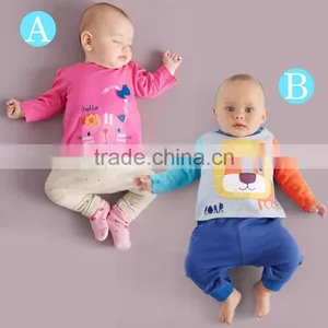 S16047A Childrens Clothes Sets Boys Pajamas Long Sleeve Children Sleepwear thumbnail-1
