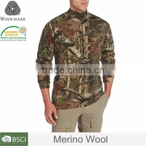 Wholesale Design Promotional Winter Fashion Casual Merino Wool Shirt Men thumbnail-2