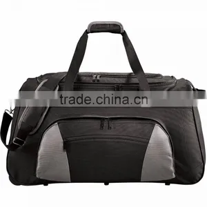 Excel 26" Wheeled Travel Duffel Bag - Features a Hideaway Wheeled System With a 14" Telescoping Handle and Comes With Your Logo. thumbnail-4
