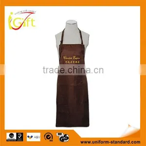 Colored Cheap Disposable Plastic Kitchen Apron for Men Wholesale Kitchen Aprons (AP021) thumbnail-1
