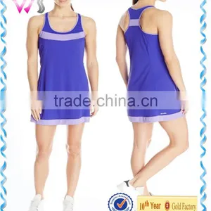 Popular Slim Fit Polyester Spandex Women Tennis Dress Skirts thumbnail-2