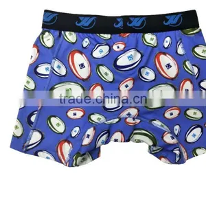 Custom Men Basic Boxers Underwear Polyester/spandex thumbnail-2