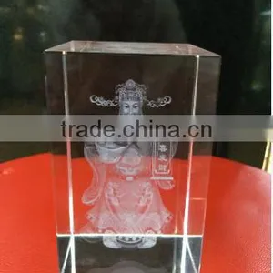 K9 Crystal Laser Engraving Communion Souvenirs, Crystal Block Engraving For Religions Gifts thumbnail-1