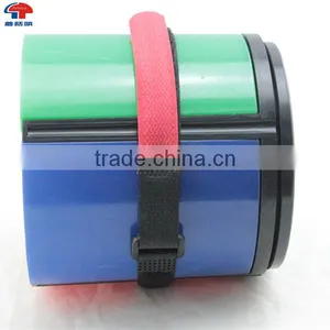 Red Bandage Hook and Loop Fastening Tape With Buckle for Luggage thumbnail-1